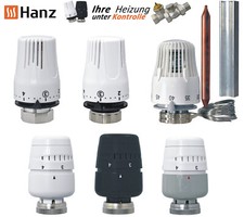 Radiator Controller Thermostat Valve Thermostatic Head M30x1.5 White Black Grey 5