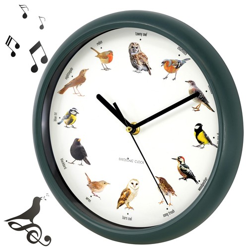 Chiming bird wall clock - chiming,