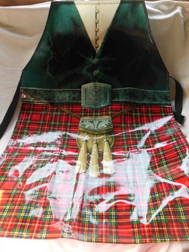 Vintage scottish outfit - scottish, plaid