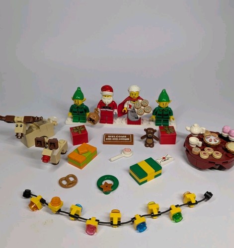 Lego santa mrs claus elves - santa,