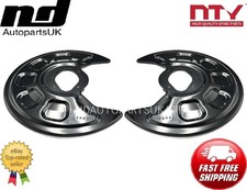 2x Rear Brake Disc Dust Cover
