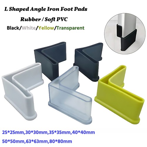 Angle iron foot pads - angle,