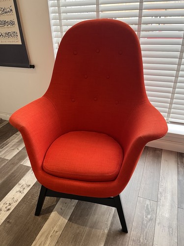 Ikea orange armchair - orange,