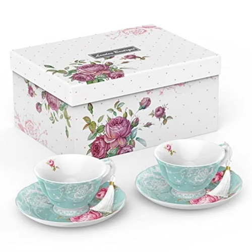4pc porcelain tea - 4pc, cup
