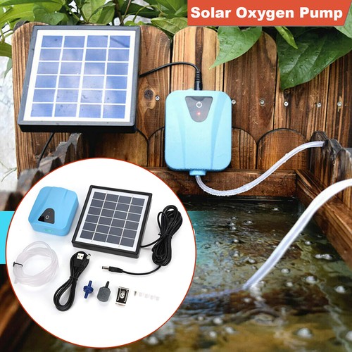 Solar pond oxygenator 4000mah - oxygenator,