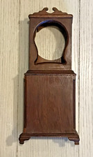 Antique Marlow & Co York Pa. Miniature 8" Grandmother Wood Clock Case. Case Only