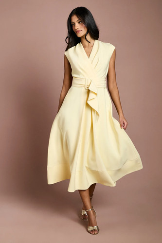Coast lemon midi dress - coast,