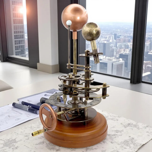 Custom mechanical orrery solar - orrery,