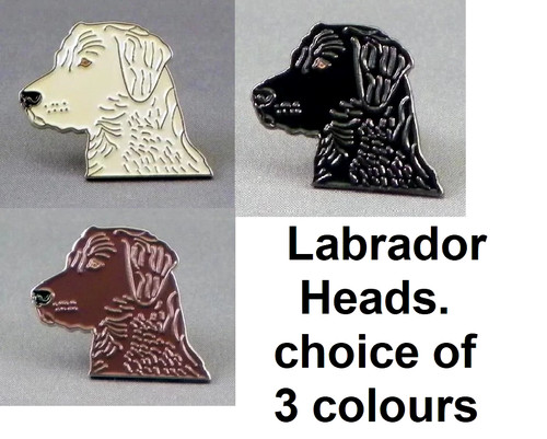 Labrador head pin - , pet