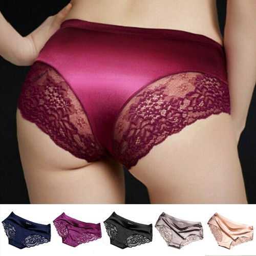 Shiny satin silky knickers - shiny,