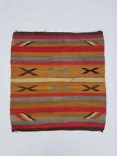 Antique Navajo Handwoven Native American Indian Rug Wool Blanket Carpet 78x74cm