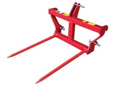 Bale Spikes Euro 8 Brackets & 3 Point Linkage CAT 2 Fitment 1100mm CE APPROVED