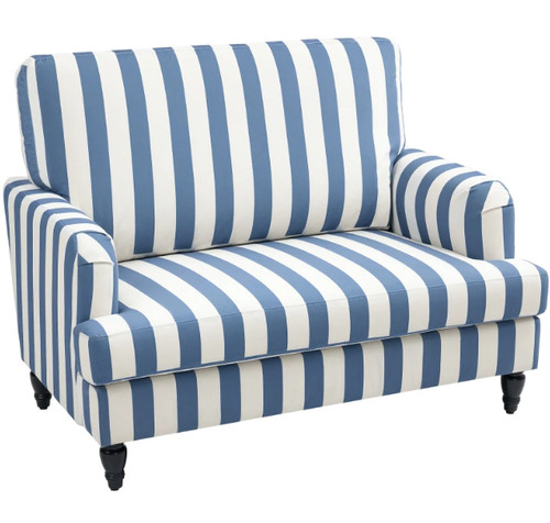 Accent chair with stripe - chair,