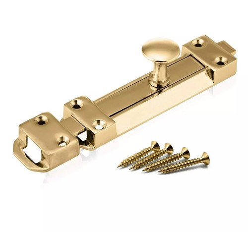 Heavy duty brass door - door, bolt