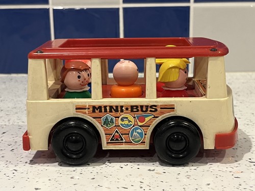 Vintage fisher price - vintage, bus