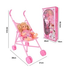 Baby New-born Doll Stroller
