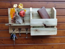 Handmade wooden wall mounted