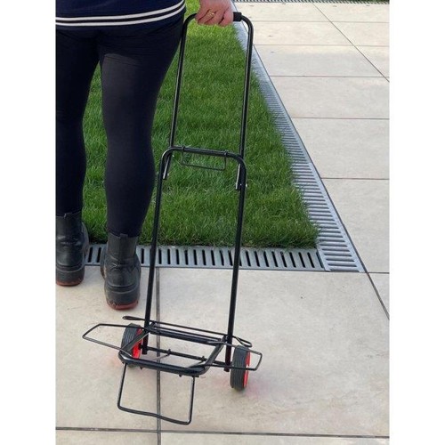 Folding luggage trolley with - trolley,