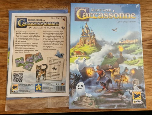 Mists over carcassonne board - carcassonne,