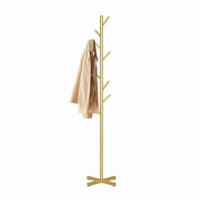 Modern Golden Metal Coat Rack