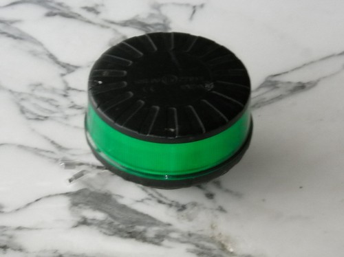 Green flashing beacon - green, 12v/24v
