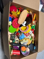 Massive Lot of Melissa & Doug Toy Play Food - Plates Pots Pans Utensils SETS