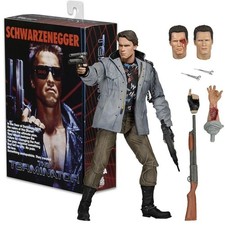 NECA Ultimate Terminator Technology Black T-800 7-inch Action Doll Model Toy