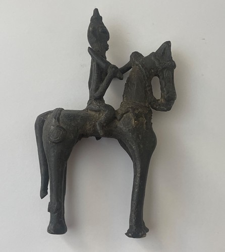 Mali dogon bronze cavalier - mali,
