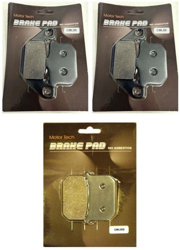 Front rear brake pads - &,