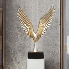 Resin Eagle Sculpture With