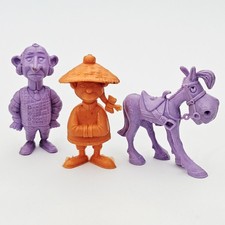 ©1972 OMO BONUX Dargaud Lucky Luke Figures HORSE JOLLY JUMPER / CHINESE /...