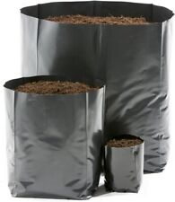 Hadopots Black Poly Grow Bags Reusable Growing Containers Plant Pots Planters