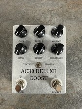 Vox AC30 And Rangemaster Fryer Treble Booster Combination 3 In 1 Guitar Pedal 