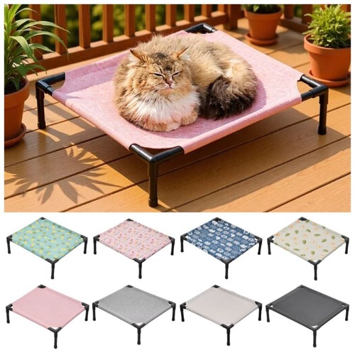 Pet dog cat elevated bed - pet,