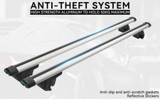 Fits BMW X1 X3 X5 X7 Car Roof Rack Cross Bars Aluminium Lockable Bicycle Cargo