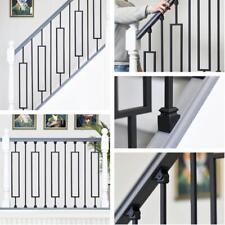 Set of 2 Black "Enfield" Stair Spindles - Pattern 10 With or Without Brackets