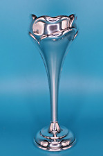 Silver Plated Art Nouveau Style Bud Vase 12 cm Tall