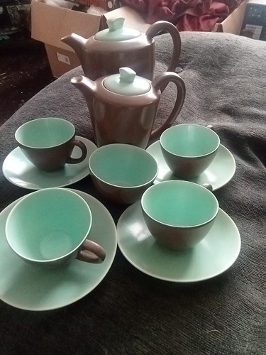 Poole pottery vintage teaset - pottery,