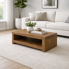 Solid Wood Coffee Table Living