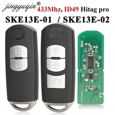 Mazda CX-5 3 6 Smart Key 433MHz ID49 2/3BTN SKE13E Remote No Logo Fob 2014+