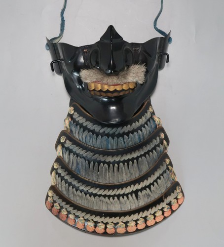 Samurai armor iron mask - iron,
