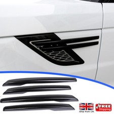 4pcs Piano Black Side Air Vent