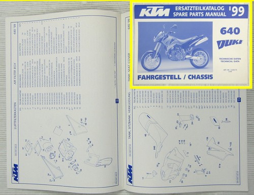 Ktm 640 duke spare parts - ktm,