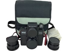 Holga 135TLR Twin Lens Reflex Camera with Fish Eye and Wide Lens