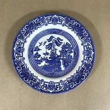 Vintage Old Willow English Ironstone Tableware Side Plate
