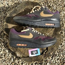 Premium Nike Air Max 1 PRM Pro Purple Fade Burgundy Gold UK12 EU47.5 CM31 US13