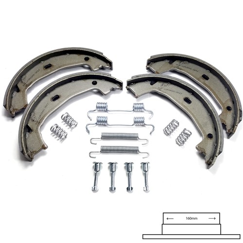 Handbrake shoes fitting kit - handbrake, &