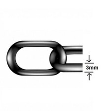 Hot Dipped Galvanised Steel Chain Heavy Duty Outdoor Durable Security Links