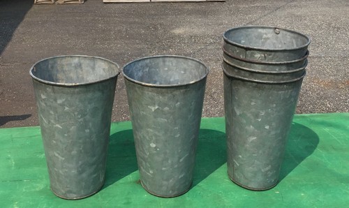 Vintage old galvanized sap - 6,