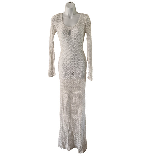 White fox size - 10, maxi